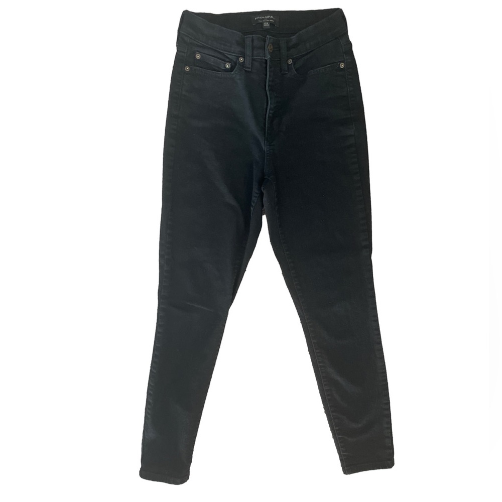 Banana Republic Curvy High Rise Skinny Jeans - Black Rinse - Size 27/4